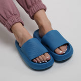 Navy Blue / 4 Slipper The Cloudies - Best Shoes For Tired and Swollen Feet Cloud Slides
