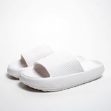 White / 4 Slipper The Cloudies ™ - Orthopedic Slippers With Extra Compressible Thick Sole Cloud Slides