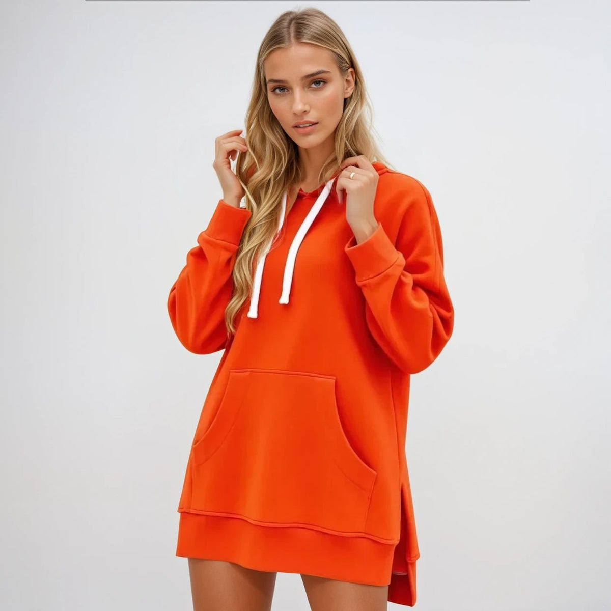 strapless open back dress OVERSIZED HOODIE DRESS – The Cloudies™
